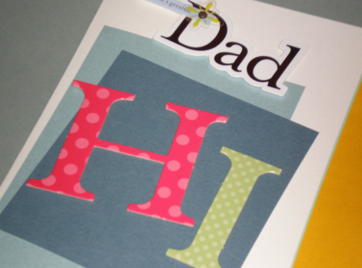 Hi Dad Birthday or Father's Day Card