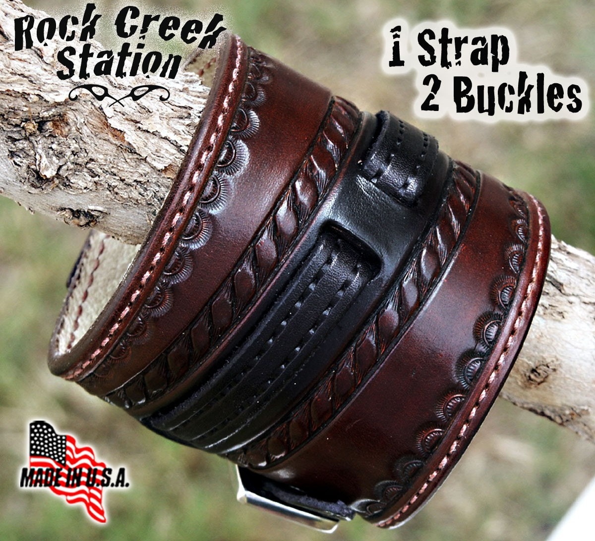 Leather Cowboy Cuffs