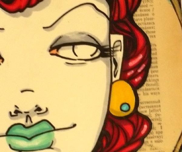 8x10 Mixed Media Illustration--Maria
