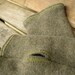 HALF off ENTIRE SHOP - Fingerless commuter gloves, texting mitts, arm warmers, upcycled, recycled sweater in Moss - Mens