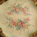 Antique Hand Painted Floral Plate - Collectible Early 1900's -Primroses and Forget Me Knots - TONS of Gold
