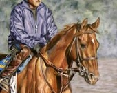 Morning Workout Thoroughbred Print 8 x 10