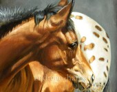Appaloosa Filly Print 9 x 9