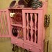 Jewelry Organizing Display (bright pink cabinet)