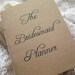 RESERVED FOR LIZA 6 bridesmaid planners