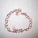 Love Bracelet Infinity Copper Wire Wrapped Friendship Bracelets Anniversary Birthday Gifts
