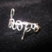Hope Ring Custom Ring Colors Wire Wrapped Gift for Her Inspirational Dainty Delicate Ring Gifts Under 20