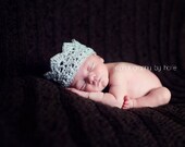 Baby Crown Crochet Crown Silver Crown Prince Crown Princess Crown Newborn Crown Mini Crown Newborn Photography Prop Photo Prop