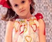 Pillowcase Dress - Valentines Day - You Choose Color