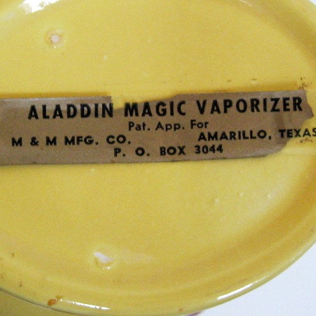 Vintage Aladdin Magic Vaporizer. Working. Made in Amarillo, Texas