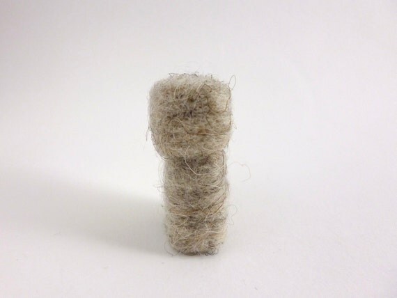 Stonehenge Fiber Art Wool Needle Felted Sculpture a unique home decor item