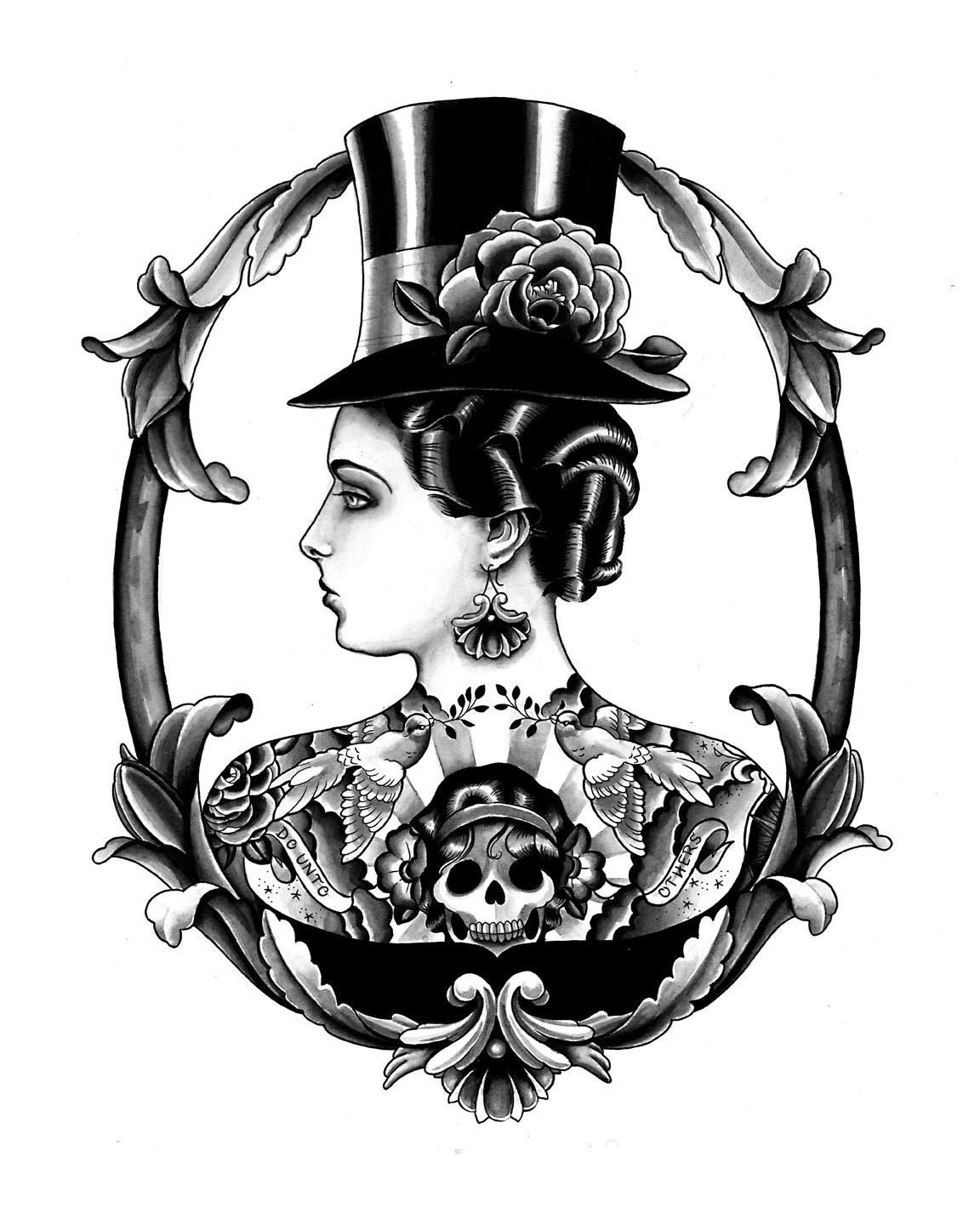 8X10 Tattoo Inspired Do Unto Others