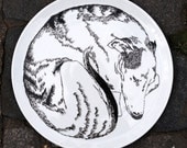 Serving Plate - Dog Sleeping