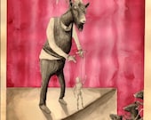 Goat Puppet print - 8x10 print