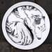 Serving Plate - Dog Sleeping
