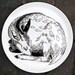 Serving Plate - Deer Sleeping