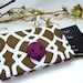 Chocolate Garden Trellis Business Card Holder/ Small Wallet
