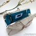 Linen Goldfish Clutch in Chocolate