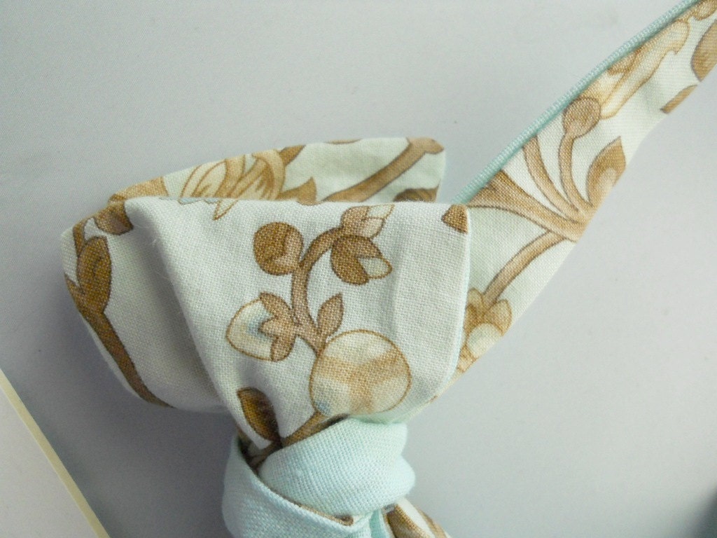 Pistol and Bullet Bowtie in Gray Jade Linen-Freestyle-Adjustable-Reversible-Hand Stiched
