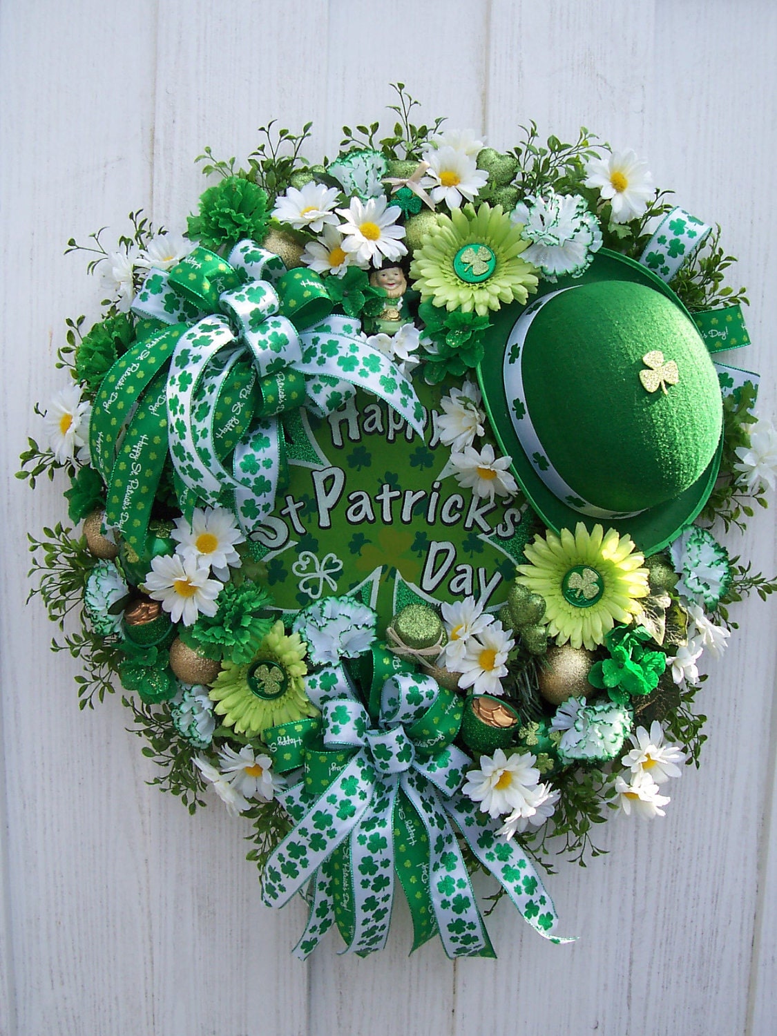 Reserved for Verneen Happy St. Patrick's Day wreath