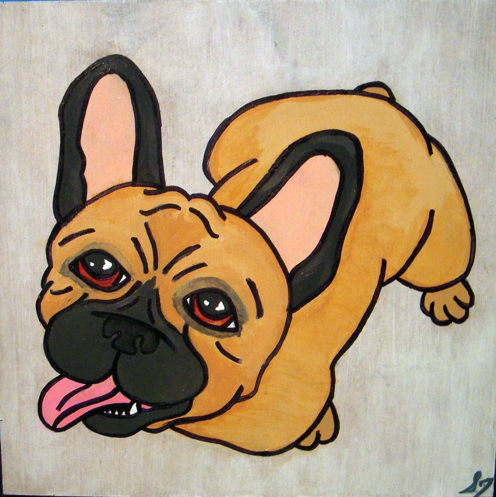 Merriment Original Acrylic Painting on Wood