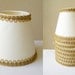 8 lamp shades french vintage small lamp shades