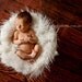 SALE Off White Newborn Baby Boy or Girl Mongolian 3" Pile Faux Fur Blanket, Great for photo prop