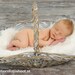 Ivory Faux Fur Blanket- off white, Great for newborn photo prop