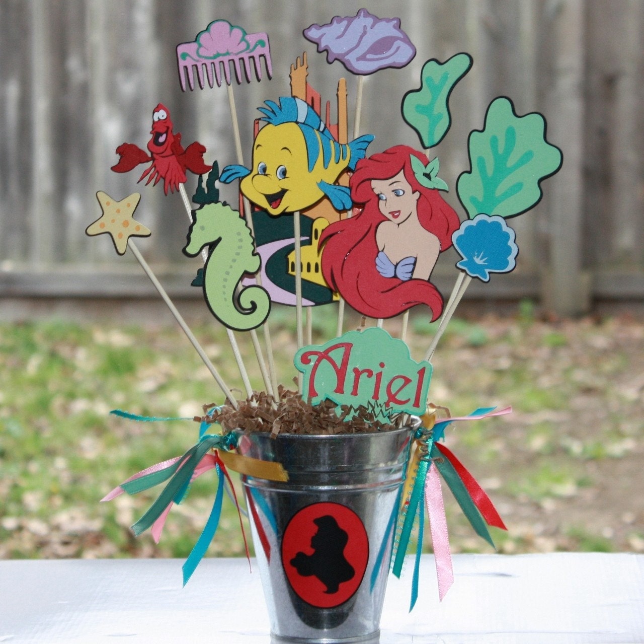 Disney's Princess Ariel the little mermaid party centerpiece