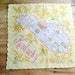 Road Trip vintage 1950s KENTUCKY souvenir hankie MINT with tag