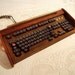 Antique looking -IBM Clicky Keyboard-Victorian Steampunk- Rusty Styling- Typewriter - Recycled, Rebuilt, Custom Built and Restored