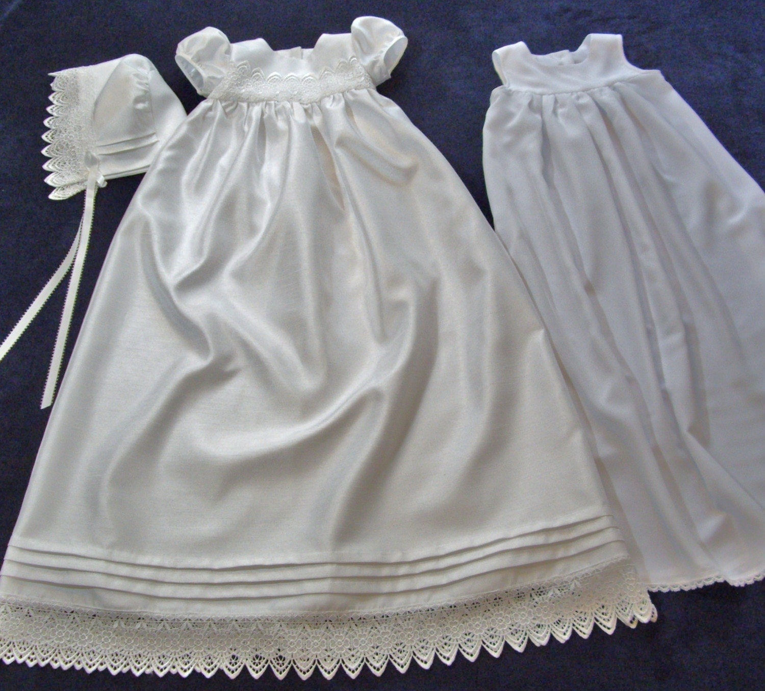 white gown baptism