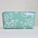 Extra Small Pool Blue Birdie Spokes Organic Cotton Wet Bag