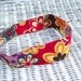 Adjustable Headband in Loopy Daisy