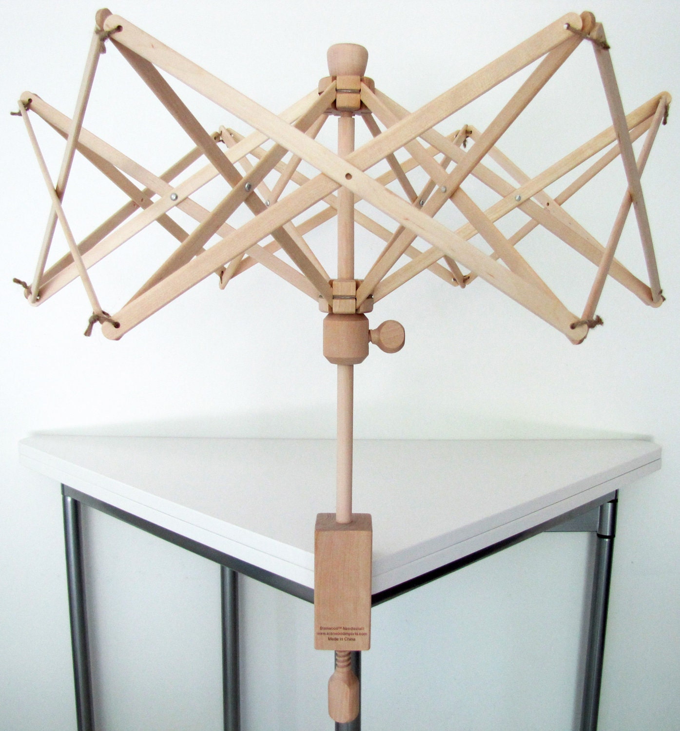 New Wooden Swift Yarn Winder Umbrella Style - Medium