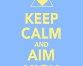 Custom Wording 11x14 Keep Calm College Sorority Fraternity Greek Print, School Sports, Custom Colors & Sizes, University, Alumni