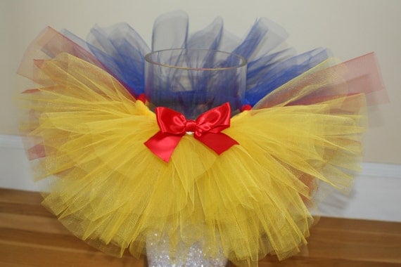 Snow White TuTu - Perfect for your Princess (Newborn to 5T) - Extra Fuffy