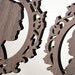 Custom Wood Cameo Couple Cake Topper