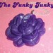 Purple Pearl Rose Resin Pendant