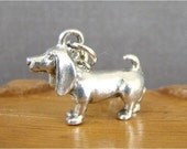 Unique Small Silver Dachshund / Dog Pendant Necklace, Man's Best Friend, Dog Lover