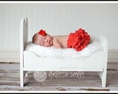 Red ruffle bloomers diaper cover for Newborn Baby Infant Toddler