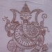 Soft Pink Ganesha Shirt - Women's L