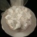 3 Edible WHITE Hydrangea Cupcake topper (Wafer Rice Paper)