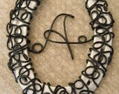 Horseshoe, Personalized lucky Horseshoe, horse shoe art, wall decor, western and rustic