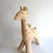 Giraffe, organic, color grown cotton, natural, eco friendly, brown, cosy, baby, shower gift, animal, can be vegan