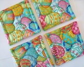 Easter Egg Quilted Coasters (Set of 4)