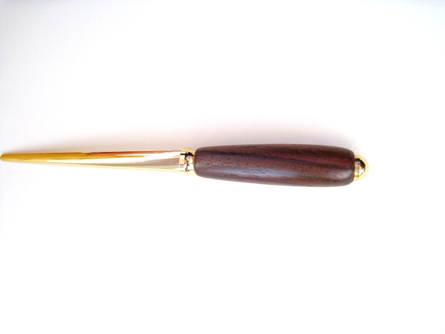 Wooden Letter Opener Handturned Unique Sonokeling Wood Paper Knife