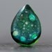 RESERVED for Olesya Shades of Green, Small Teardrop Druzy Geode Gemstone - 19mm (2300)