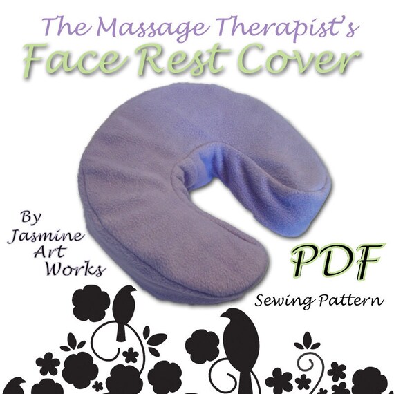 Face Rest Cover DIY PDF Sewing Pattern by JasmineArtWorks on Etsy