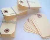 Manila Shipping Tags 25 pieces NEW SIZE 2 3/4 x 1 3/8